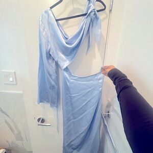 Silk Maison one shoulder dress!